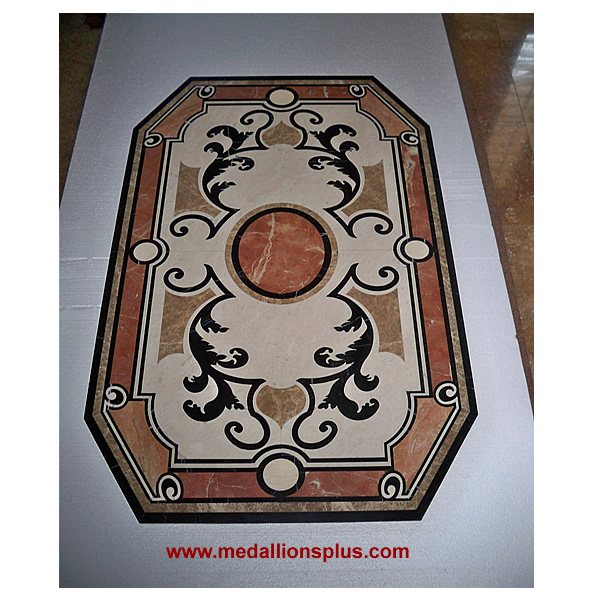 Monte Carlo, 60" x 36" Waterjet Rectangular Medallion