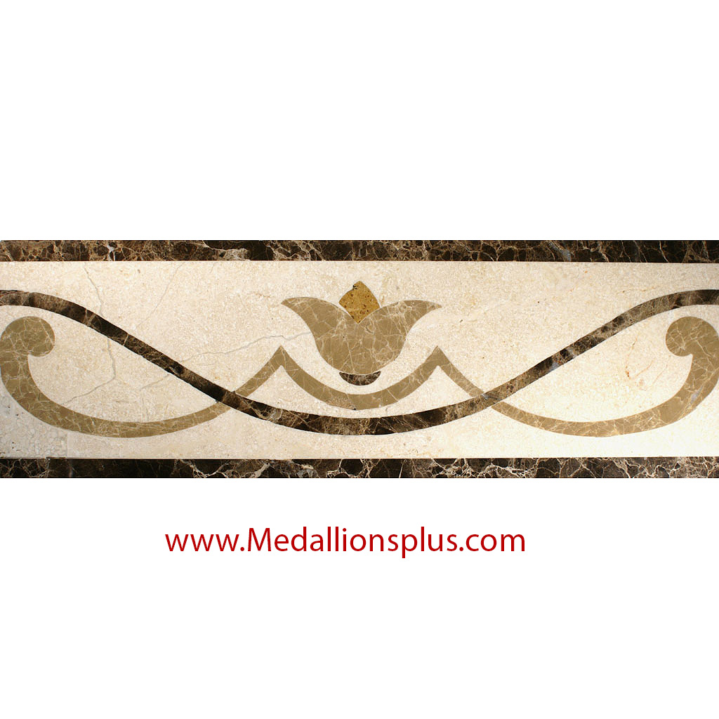 Waterjet Tile Borders Design 19 Floor Medallions on Sale. Tile, Mosaic