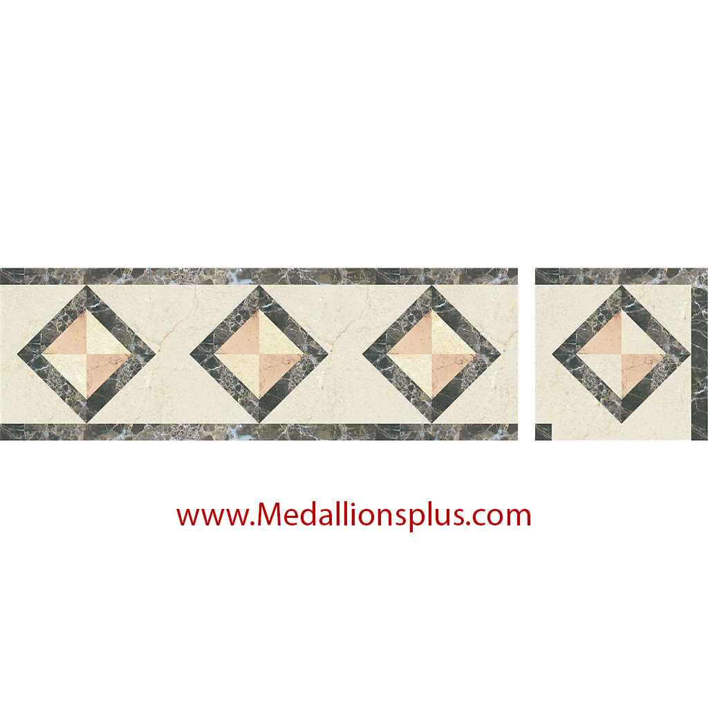 Waterjet Tile Borders Design 70 Medallionsplus Com Floor