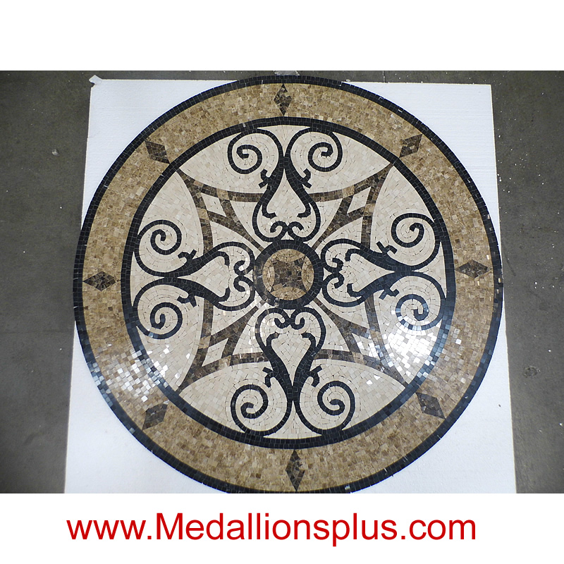 kristine ii 60 quot polished mosaic floor medallion kristine ii 60 quot polished mosaic floor medallion
