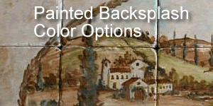 Painted Backsplash Color Options
