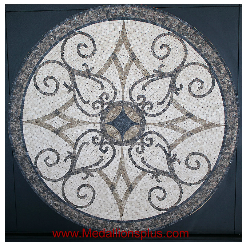 Round Mosaics Design 12 Floor Medallions on Sale. Tile, Mosaic, & Stone