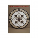 MARGUERITE II 36" Stone Floor Medallion