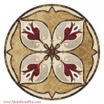Phoebe, 48" Waterjet Medallion