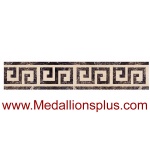 Greek waterjet tile border  6 x 18