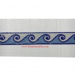 Shimmer, Iridescent Glass Mosaic Pool Tile Border Bundle, 40 linear feet