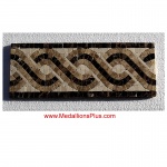 Harmony, Polished Mosaic Tile Listello 4" x 12"