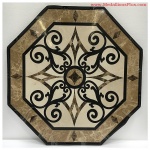 Kristine II, 24" Octagon - Waterjet cut Floor Medallion