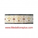 ML-53 RA waterjet tile border  4 x 12