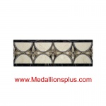 Crescent waterjet tile border  4 x 12
