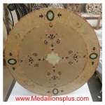 Marbella II, 48" Stone Floor Medallion