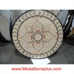 Chelsea, 48" Honed Stone Floor Medallion