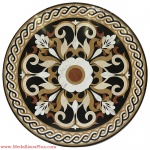 MARSEILLE, 36" Stone Floor Medallion