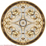 Valentina, 60" Waterjet Medallion