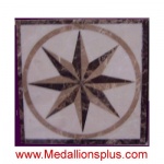 Prescott, 18" Square Waterjet Medallion