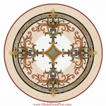 Olivia, 48" Waterjet Medallion
