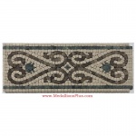 Parker, Honed Mosaic Tile Listello 6.25"x15.75"