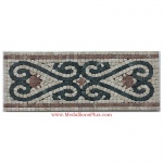 Reese, Honed Mosaic Tile Listello 6.25"x15.75"