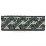Empress, Honed Mosaic Tile Listello 4" x 12"