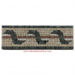 Michael, Honed Mosaic Tile Listello 4" x 12"