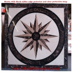 STAR LIGHT, 36" Square Waterjet Medallion