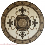 Renaissance, 47" Honed Waterjet Medallion