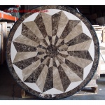 SUNBURST, 48" Waterjet Medallion