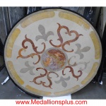 Sunset, 48" Stone Floor Medallion