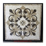 VERONA, 36" Square Mosaic Medallion - Tumbled