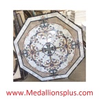 Versailles, 48" Octagon - Waterjet cut Floor Medallion