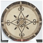 ELEGANTE, 45" Honed Waterjet Medallion