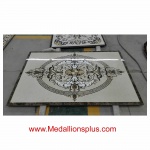 Waterjet Rectangular Medallion - Design 11