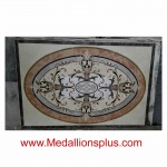 Waterjet Rectangular Medallion - Design 14