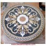 MARSEILLE, 48" Mosaic Floor Medallion - Honed