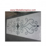 Michaelangelo, 37 1/2" x 85 3/4" Polished Rectangular Mosaic Floor Medallion