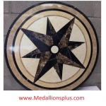 Bellagio, 36" Stone Floor Medallion