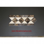 Dark Emperador LARGE Polished - Tile Border 5" x 12"