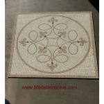 Venice, 24" Square Mosaic Medallion