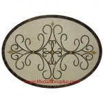 Waterjet Oval Medallion - Design 2