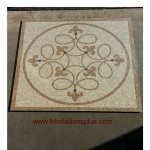 Venice, 36" Polished Square Mosaic Medallion