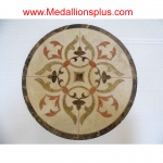 Lauren Honed, 19 3/4" Stone Floor Medallion
