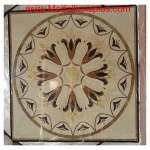 Lilee II Square, 48" Waterjet Stone Floor Inlay