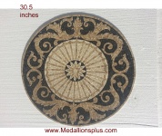 Luxury, 30.5" Polished Mosaic Flooring Medallion