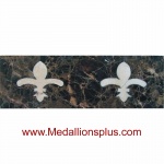 ML-57 waterjet tile border  4 x 12