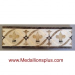 ML-53 ED waterjet tile border  4 x 12