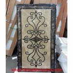 Michaelangelo II, 36" x 72" Polished Rectangular Polished Waterjet Floor Medallion