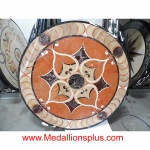 Rojo Alicante II, 52" Waterjet Medallion