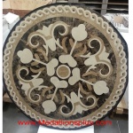Rosea, 48" Stone Floor Medallion