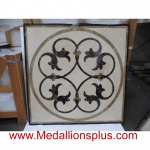 Valencia, 36" Waterjet Stone Floor Inlay