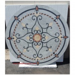 Carrara Vicenza, 46" Waterjet Medallion